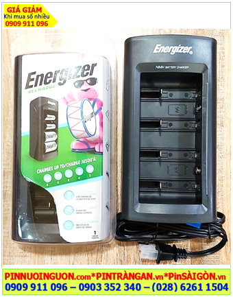Energizer CHFC _Máy sạc 6 Pin đa năng (Máy sạc Nhanh 6 khe Sạc 1,2,3,4,5,6 viên Pin AA,AAA,C,D,9v)